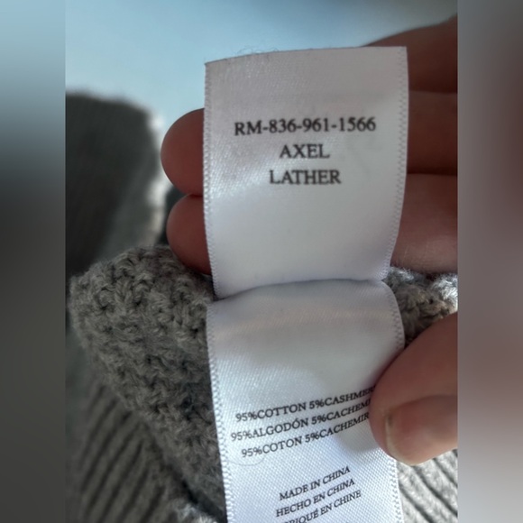 Rails | 95% cotton | grey | textured | crewneck | sweater | xl - Picture 6 of 12